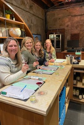 Member's wine tasting at V. Sattui Winery