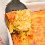 This homemade corn pudding is the ultimate side dish! Made with creamed corn, kernel corn, cornstarch, and evaporated milk, it's creamy, comforting, and easy to make—no box mix required!