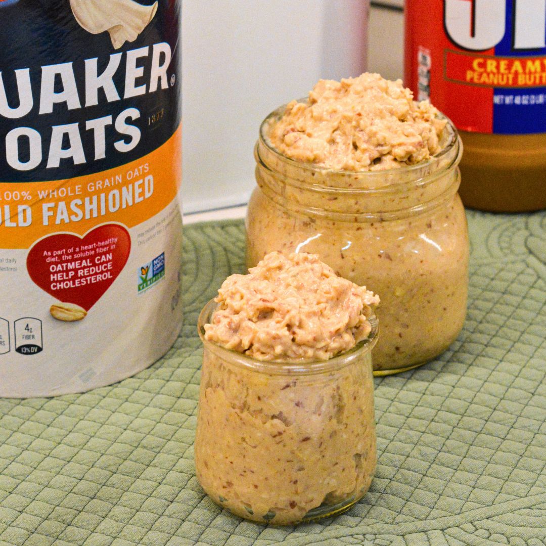 These Peanut Butter Protein Overnight Oats are a game-changer for busy mornings. 