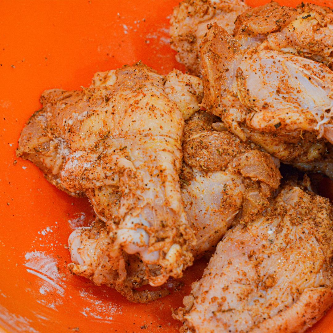 Generously coat the wings with the dry rub mixture, making sure every surface is covered. For even more flavor penetration, you can refrigerate the wings for 30 minutes to a few hours before smoking. This also helps to dry them out further.